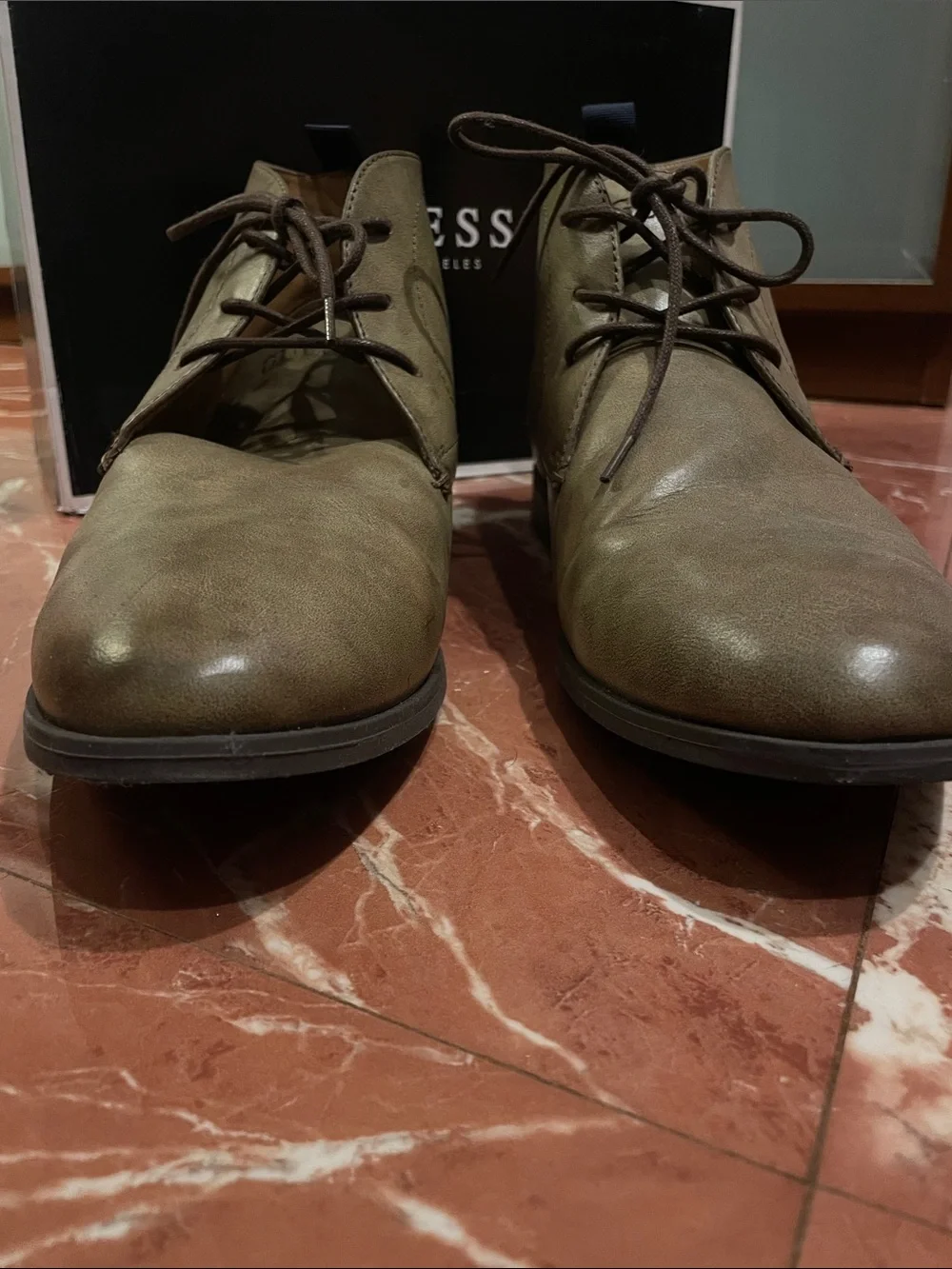 GUESS Men's med brown Boots